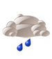 Cloudy with moderate rain
